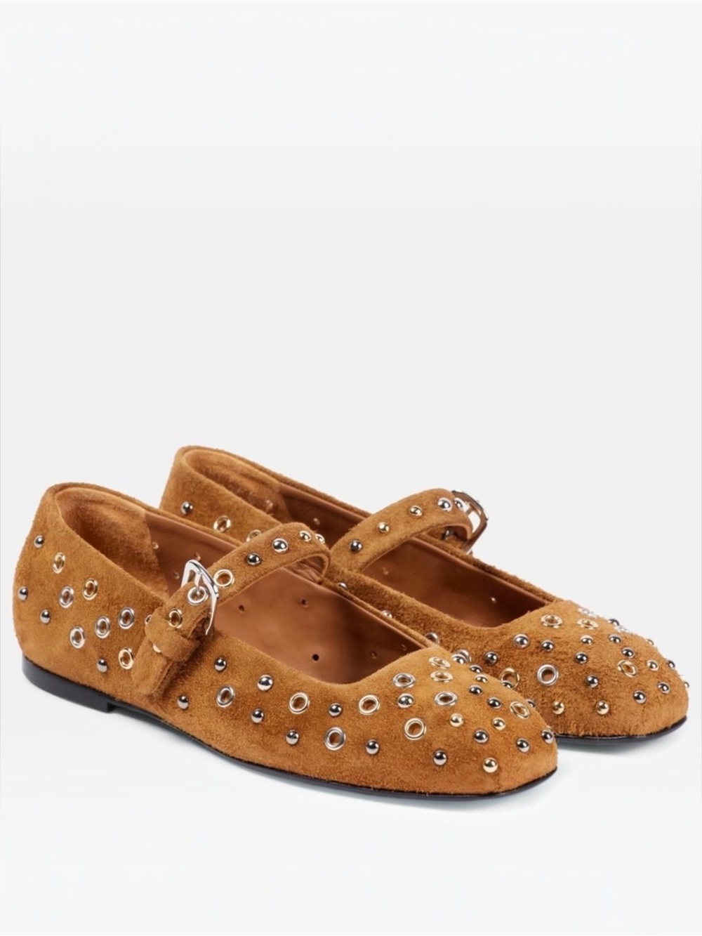 Dorothee Schumacher Wild Softness Suede Mary Jane Flats